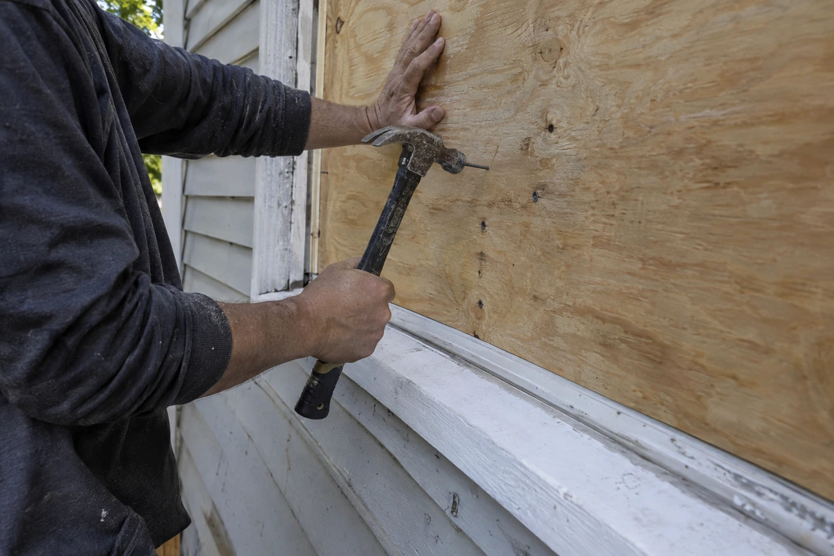 Emergency board up contractor